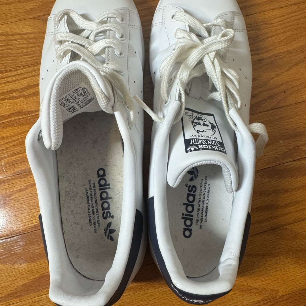 Adidas Stan Smith – White/Navy – Men’s 11.5 Sneakers - Picture 8 of 9